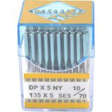 TNC DPX5 SES PVD 10/70 100 Adet Düz Makine Kalın Dip Yanmaz Dikiş İğnesi