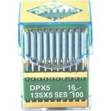 TNC DPX5 SES PVD 16/100 100 Adet Düz Makine Kalın Dip Yanmaz Dikiş İğnesi