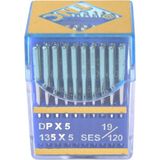TNC DPX5 SES PVD 19/120 100 Adet Düz Makine Kalın Dip Yanmaz Dikiş İğnesi