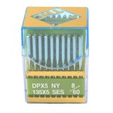 TNC DPX5 SES PVD 8/60 100 Adet Düz Makine Kalın Dip Yanmaz Dikiş İğnesi