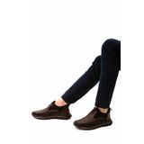 Tnc Sports Erkek Hakiki Deri Siyah/Kahve Sneakers & Spor Ayakkabı 381 14086 ERK AYK SK21-22 SIYAH VEN KAHVE