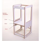 Tncn Mobilya Aura Öğrenme Kulesi - Learning Tower Mdf Beyaz