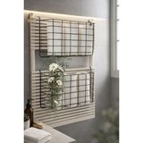TncPatiShop Asılabilir Banyo Havlupan Düzenleyici Organizer Banyo Havluluk Kurutma Sepeti Şampuanlık Askı Siyah