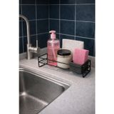 Tncpatishop Siyah Metal Baharatlık Standı Banyo Mutfak Organizer - Modern Tezgah Üstü Metal Banyo Düzenleyici