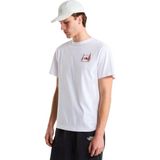 TNF0A8GQMFN41 The North Face M Campıng Relaxed Short Sleeve Tee-Graph Erkek T-Shirt Beyaz