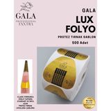 Tnl Exxtra Gala Altın Sarı Folyo Şablon 500'LÜ Protez Tırnak Uzatma - 69