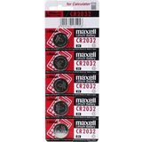 Tnl Maxell Cr2032 3v Lityum Para Pil 5'li Blister