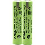 Tnl Philips Aquatouch AT620 /AT610 İçin 1100MAH 2.4V AAA İnce Pilli Traş Makinesi Pili Yüksek Performans