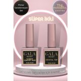 tnl professional Set Rubber Base Coat Parlak Crystal Top Coat Gala Smart Kalıcı Oje Protez Tırnak Jel Tırnak Seti