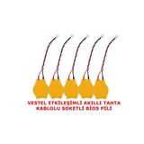 Tnl Vestel Etkileşimli Akıllı Tahta Kablolu Soketli Bios Pili 5 Adet