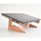 TNO Ahşap Laptop Standı Dizüstü Yükseltici Sehpa Notebook Soğutucu Altlığı
