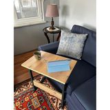 TNO Laptop Sehpası, Çalışma Masası, Yan Sehpa | Yükseklik Ayarlı, Ergonomik, Taşınabilir | Ev & Ofis – Ceviz - 60x40 - (SUNTALAM)