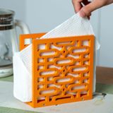 Tnstbiee El Yapımı Vintage Yıldız Peçetelik - Orta Yüzyıl Modern Atomik Eliptik Geometrik Mutfak Dekoru - Çiftlik Evi Ahşap Dik Masa Peçete Standı - Benzersiz 1960'lar 50'ler Retro Hediye