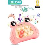 Tntech Fash Push Sesli Işıklı Popit Yeni Trend Oyuncak Pembe