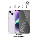 Tntech İphone 14 Plus Uyumlu Tam Kapatan Hayalet Ekran Koruyucu Privacy Tamperli Kırılmaz Cam