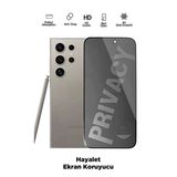 Tntech Samsung S24 Ultra Uyumlu Tam Kapatan Hayalet Ekran Koruyucu Privacy Tamperli Kırılmaz Cam