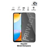 Tntech Xiaomi Redmi 12C Uyumlu Tam Kapatan Hayalet Ekran Koruyucu - Temperli Kırılmaz Cam