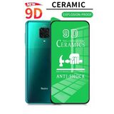 Tntech Xiaomi Redmi Note 9 Pro Uyumlu Tam Kapatan Esnek Seramik Ekran Koruyucu Kırılmaz Cam