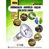 Tnyvet 100 Watt Kızılötesi/gün Işığı Güneş Lambası Isıtıcı Lambalar Sürüngenler, Amf - Çok Renkli - Siyah - Plastik