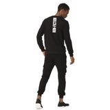 To Cosmos To Cosmos Basic Sweatshirt Non-Fiction Baskılı Siyah Unisex, L