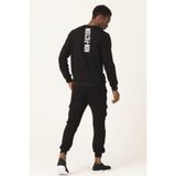 To Cosmos To Cosmos Basic Sweatshirt Non-Fiction Baskılı Siyah Unisex, Xl