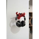 To Design Lab El Modelinde Oyuncu Kulaklık Standı - Gamer Kulaklık Standı - Kırmızı