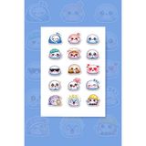 To Design Lab Tatlı Ifadeler Mod Temalı Sticker Seti 10 Aynı SAYFA/150 Adet Sticker