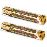 To-Fi-Ta Hazır Kesilmiş Yağlı Pişirme Kağıdı 20'li x 2 - 40 Yaprak 42 x 37 cm