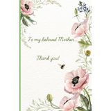 To my belove Mother: Thank you...
