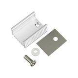 To220 Aluminyum Soğutucu Set Radyatör Entegre Transistör Mosfet Bjt Lm78xx Lm317 Irfxxx