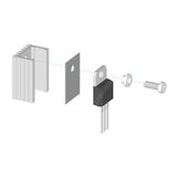 TO220 Aluminyum Soğutucu Set Radyatör Entegre Transistör MOSFET