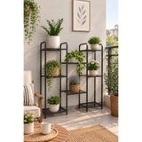 Tobi Metal Saksılık Çiçek Standı Çok Katlı Metal Raf | Dayanıklı Dekoratif Çiçeklik