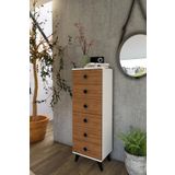 Tocco 1009 Ezgi 6 Çekmeceli Meşe Şifonyer