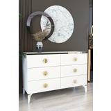 Tocco 1053 Ipek 6 Çekmeceli 120 Cm Mega Şifonyer
