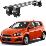 Today Auto Chevrolet Aveo / Sonic (T300 Hatchback) (2012-2016) Oluksuz Kilitli Ara Atkı Port Bagaj Tavan Barı
