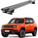 Today Auto Jeep Renegade (2014 ve Sonrası) Uyumlu Gri Ara Atkı Port Bagaj Tavan Barı - Gri tavan barı seti