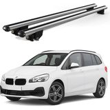 Today Auto Kanca Bmw 2 Serisi (2014 ve Sonrası) Uyumlu Gri Kilitli Ara Atkı 120CM Port Bagaj Tavan Barı