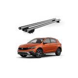 TODAY AUTO Kanca Fiat Egea Cross (2016 ve sonrası) Uyumlu Gri Kilitli Ara Atkı 120cm Port Bagaj Tavan Barı