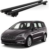 Today Auto Kanca Ford Galaxy (2015 ve Sonrası) Uyumlu Siyah Kilitli Ara Atkı 120CM Port Bagaj Tavan Barı