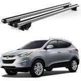 Today Auto Kanca Hyundai Tucson (2004-2015) Uyumlu Gri Kilitli Ara Atkı 110CM Port Bagaj Tavan Barı