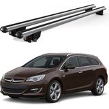 Today Auto Kanca Opel Astra H Estate (2007-2010) Uyumlu Gri Kilitli Ara Atkı 110CM Port Bagaj Tavan Barı