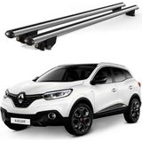 Today Auto Kanca Renault Kadjar (2016 ve Sonrası) Uyumlu Gri Kilitli Ara Atkı 120CM Port Bagaj Tavan Barı - Kilitli tavan barı