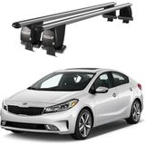 Today Auto Kia Forte Iı (Yd) Sedan (2014-2018) Oluksuz Kilitli Ara Atkı Port Bagaj Tavan Barı - gri