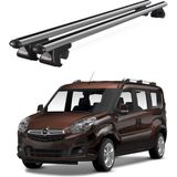 Today Auto Opel Combo (2012-2018) Uyumlu Gri Ara Atkı Port Bagaj Tavan Barı - Yüksek tavan uyumlu