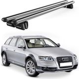 Today Auto Pençe Audi A6 Allroad (2006-2011) Uyumlu Gri Ara Atkı Port Bagaj Tavan Barı