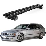 Today Auto Pençe Bmw 5 Series Touring (E39) (2000-2004) Uyumlu Siyah Ara Atkı Port Bagaj Tavan Barı