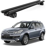 Today Auto Pençe Citroen C-Crosser Ara Atkı (2007-2013) Uyumlu Siyah Ara Atkı Port Bagaj Tavan Barı - Tavan barı uyumlu