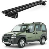 Today Auto Pençe Fiat Doblo Ara Atkı (2000-2010)UYUMLU Siyah Ara Atkı Port Bagaj Tavan Barı - Yüksek tavan uyumlu
