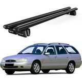 Today Auto Pençe Ford Mondeo Sw (1993-2000) Uyumlu Siyah Ara Atkı 109CM Port Bagaj Tavan Barı - Ara atkı tavan barı