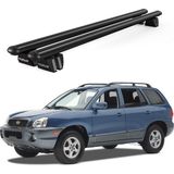 Today Auto Pençe Hyundai Santa Fe (2000-2006) Uyumlu Siyah Ara Atkı Port Bagaj Tavan Barı - Hyundai Santa Fe uyumlu